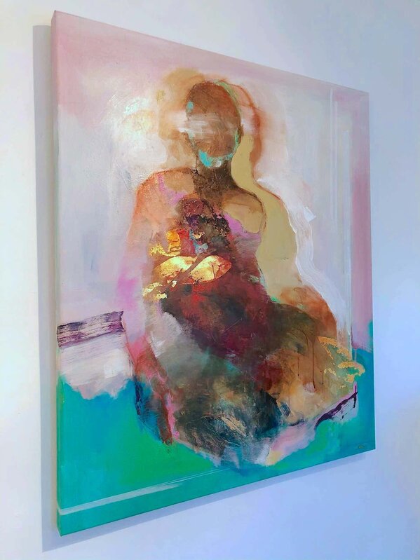Magdalena Morey, ‘Continuity 2 - abstract figurative nude’, 2023, Painting, Mixed media on canvas, Signet Contemporary Art 