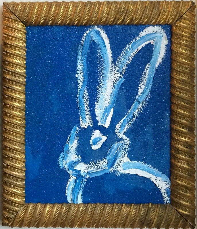 Hunt Slonem, ‘Blue Bunny’, ca. 2014, Painting, Oil on panel, Quidley & Company