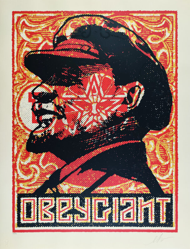 Shepard Fairey, ‘Lenin Stamp’, 2018, Print, Large Format on 100% cotton custom archival paper with hand-deckled edges, New Union Gallery