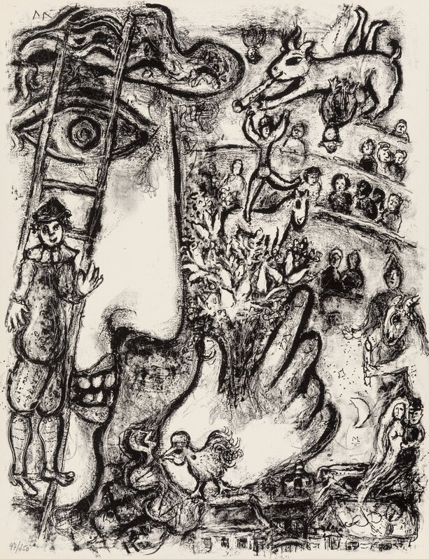 Marc Chagall, ‘Untitled, from Le Cirque’, 1967, Print, Lithograph on Arches paper, Heritage Auctions