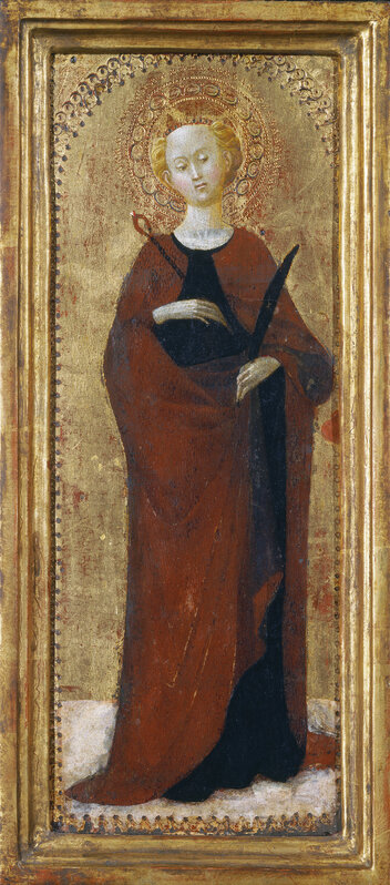 ‘Saint Apollonia’, ca. 1435, Painting, Tempera on panel, National Gallery of Art, Washington, D.C.