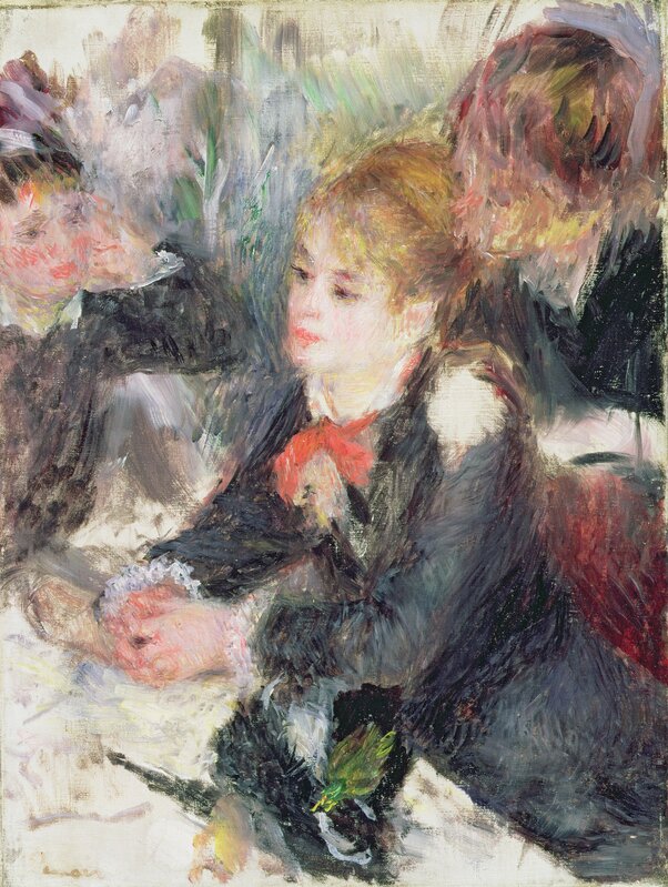 Pierre-Auguste Renoir, ‘At the Milliner's’, 1878, Painting, Oil on canvas, Legion of Honor