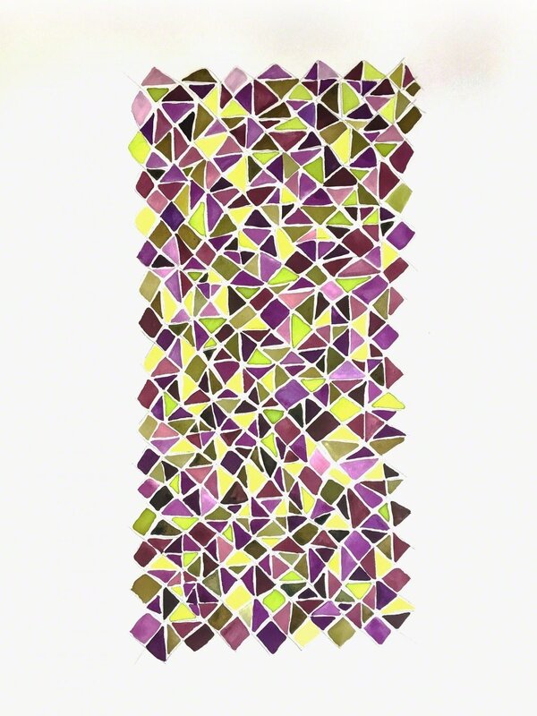 Jessica Eldredge, ‘Kaleidoscope 20’, Drawing, Collage or other Work on Paper, Fiber reactive dye on paper, InLiquid