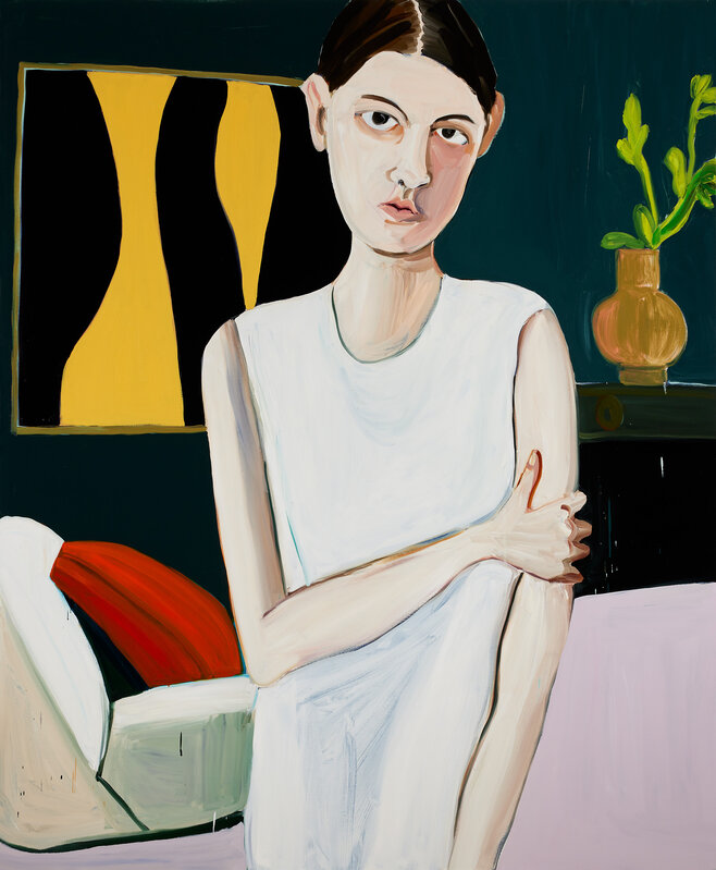 Jenni Hiltunen, ‘Elegant interior’, 2023, Painting, Oil on canvas, Mimmo Scognamiglio / Placido