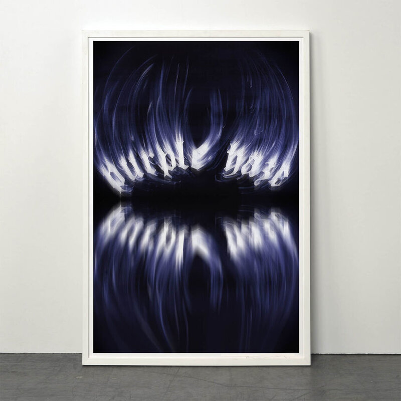 Gary Simmons, ‘Purple Haze’, 2013, Print, Pigment Print on Aluminum Core, Weng Contemporary