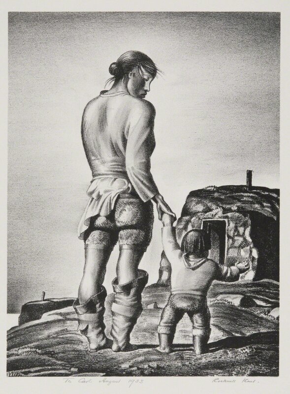 Rockwell Kent, ‘Dirty Deborah’, 1933, Print, Stone Lithograph, Keene Arts