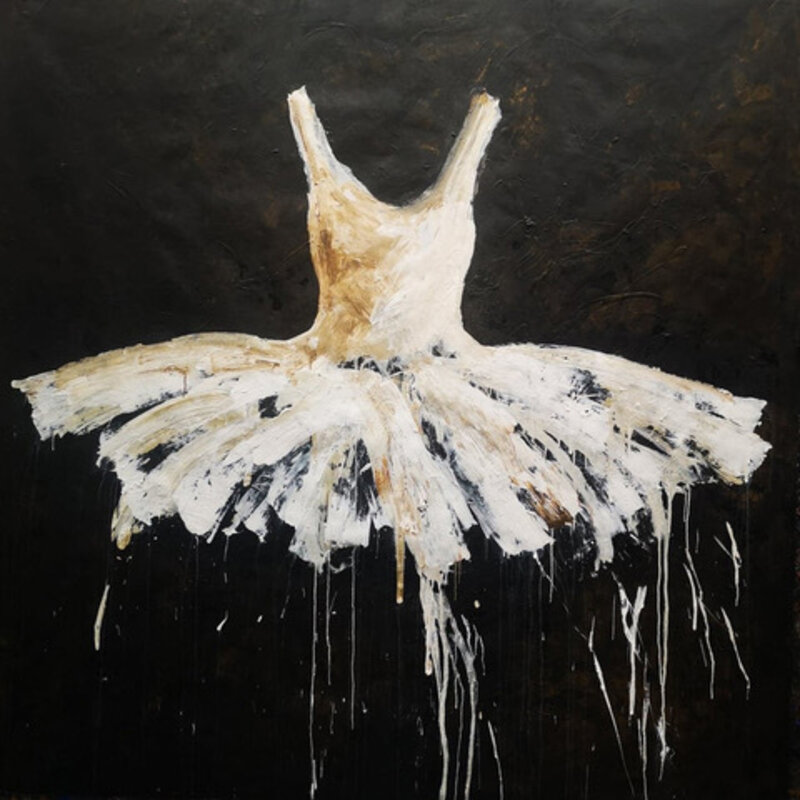 Ewa Bathelier, ‘Volcano Dress’, 2020, Painting, Acrylic on Fabric, Maune Contemporary