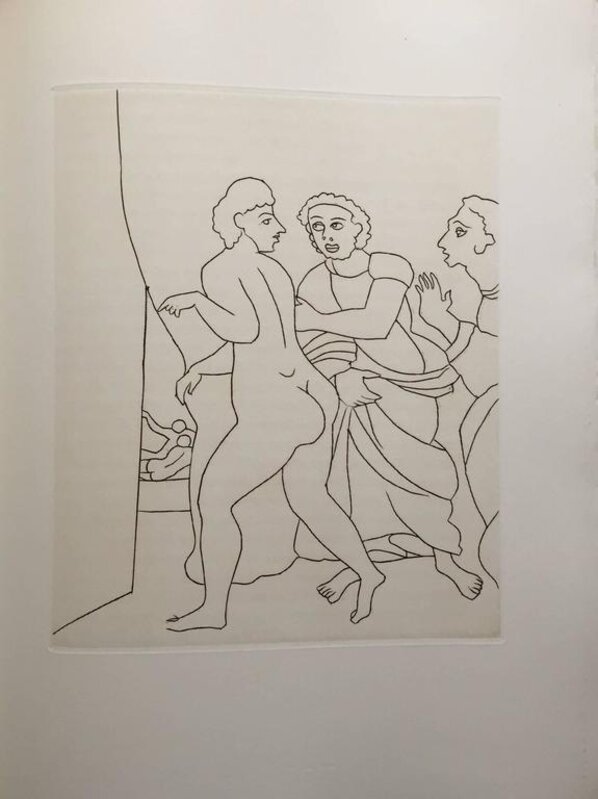 André Derain, ‘Erotic Female Nude - Etching from Le Satyricon’, 20th Century, Print, Print, Lions Gallery