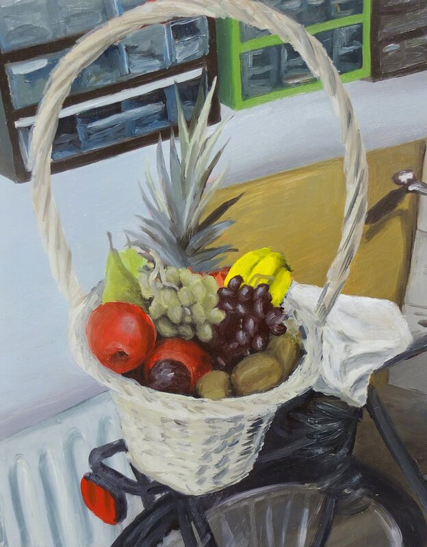 Alex Baams, ‘Fruit basket for my mother (Social Network Painting)’, 2012, Painting, Oilpaint on panel, SEA Foundation