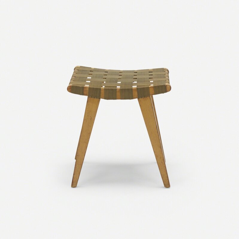 Jens Risom, ‘stool’, c. 1947, Design/Decorative Art, Maple, nylon strapping, Rago/Wright/LAMA/Toomey & Co.