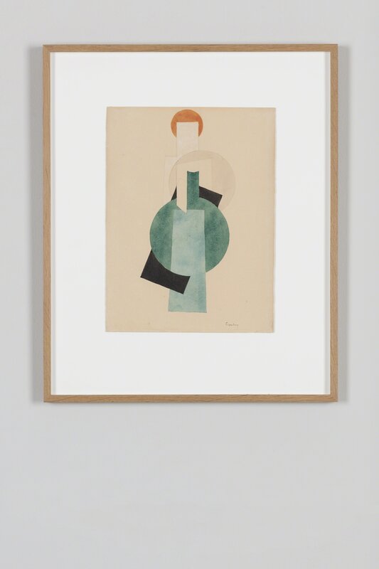 Joseph Csaky, ‘Figurine’, ca. 1925, Drawing, Collage or other Work on Paper, Watercolour on paper, von Bartha