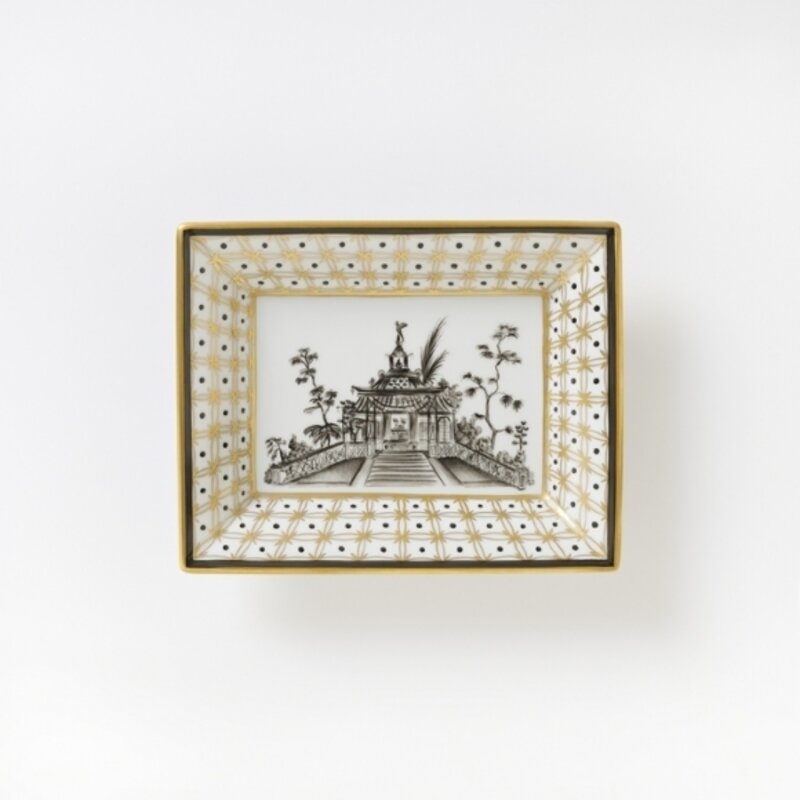 Pinto Paris, ‘Vieux Kyoto - Vide Poche’, 2019, Design/Decorative Art, Hand-Painted matte gold Porcelaine de Limoges, Maison Gerard