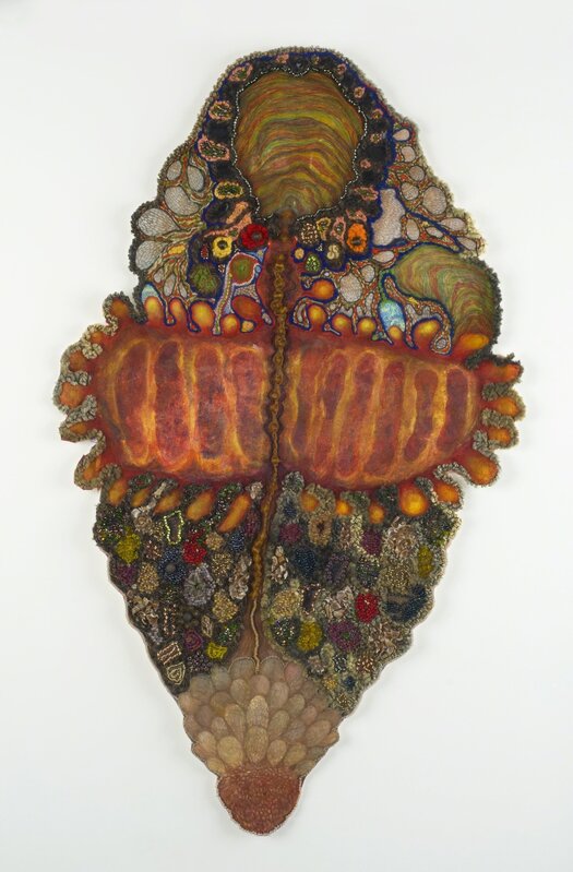 Sandra Sheehy, ‘Untitled’, 2002, Sculpture, Mixed media and fabric mounted on paper, Cavin-Morris Gallery