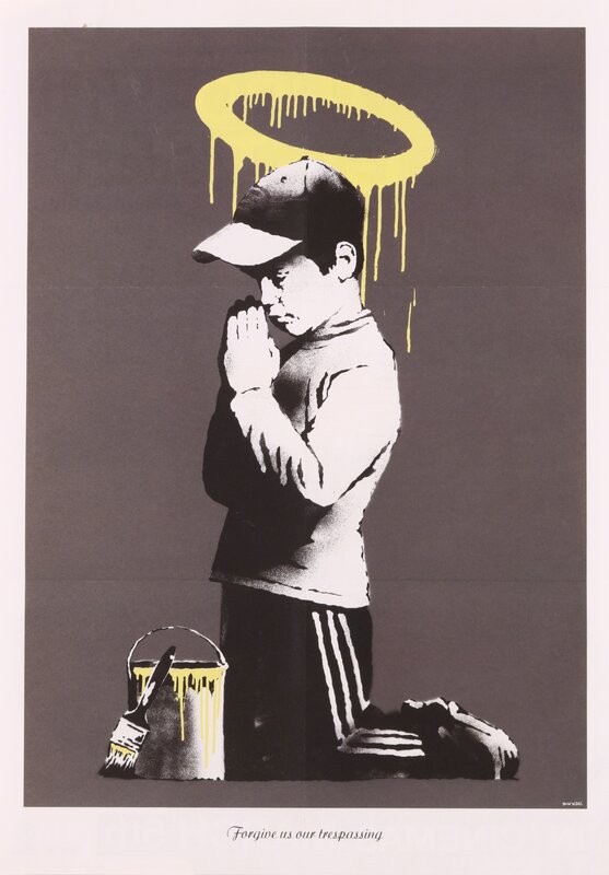 Banksy, ‘Forgive Us Our Trespassing’, 2010, Print, Offset Lithograph in Colours, Chiswick Auctions