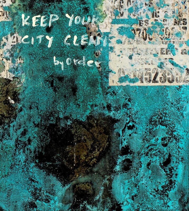Onyis Martin, ‘Keep your city clean’, 2019, Mixed Media, Mixed media on canvas, OOA GALLERY (Out of Africa Gallery)