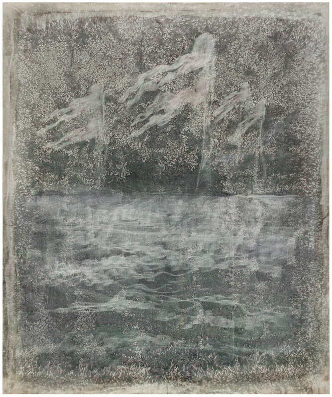 Miikka Vaskola, ‘Sirens’, 2019, Painting, Ink, acrylic and chalk on canvas, Helsinki Contemporary