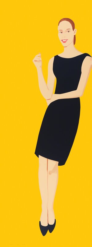 Alex Katz, ‘Black Dress (Ulla)’, 2015, Print, 31-color silkscreen, McClain Gallery