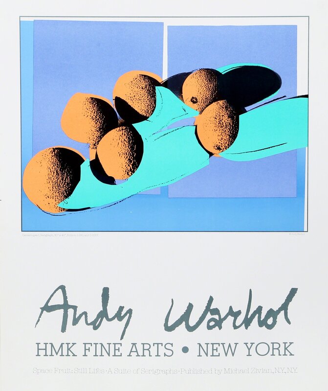 Andy Warhol, ‘Space Fruits (Cantaloupes)’, ca. 1979, Ephemera or Merchandise, Poster, RoGallery