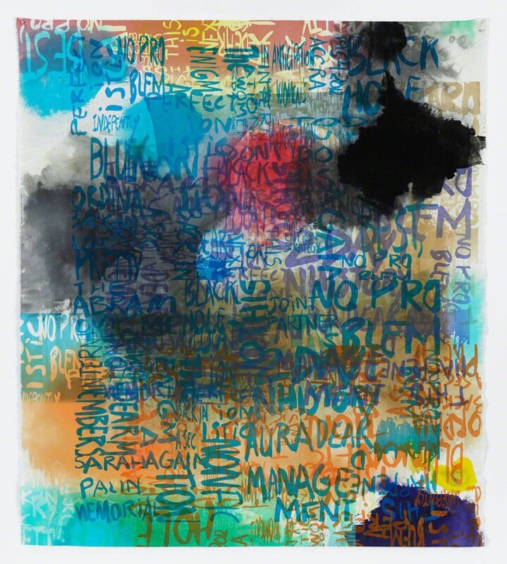 Rochelle Feinstein, ‘Research Park Project: Bb’, 2014, Mixed Media, Handpainting and screen print on canvas, Graphicstudio USF
