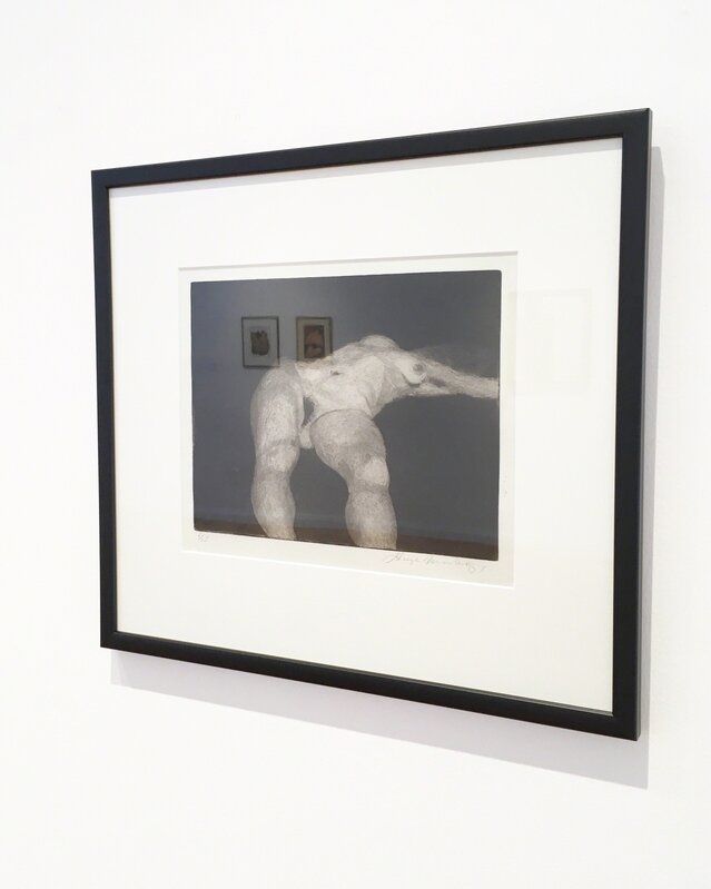 Hugh Mackenzie, ‘Stretching Model ’, 1995, Print, Etching on Paper, Framed in black with glass, Bau-Xi Gallery