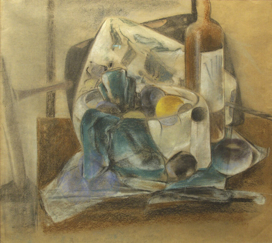 Still Life, Fruit and Wine