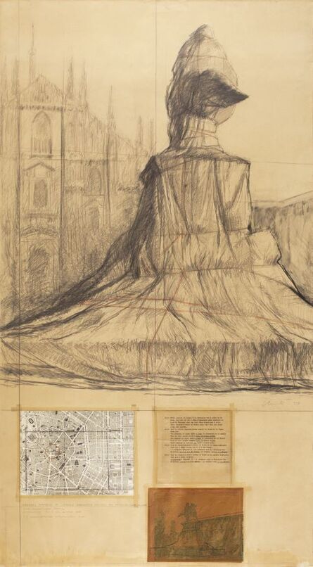 Christo and Jeanne-Claude, ‘Wrapped monument to Vittorio Emanuele (Project for Piazza del Duomo - Milano)’, 1970