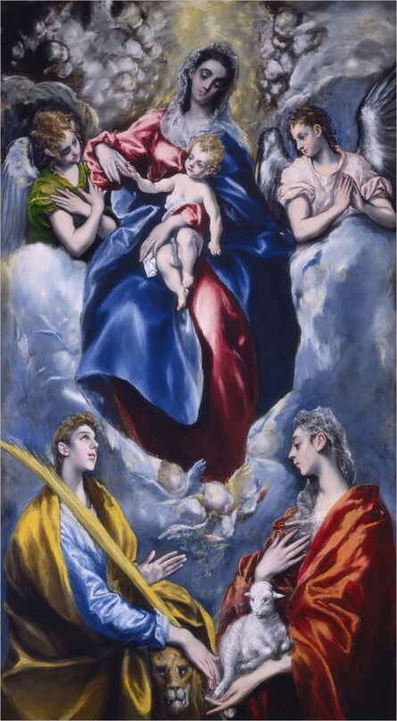 El Greco, ‘Madonna and Child with Saint Martina and Saint Agnes’, 1597/1599