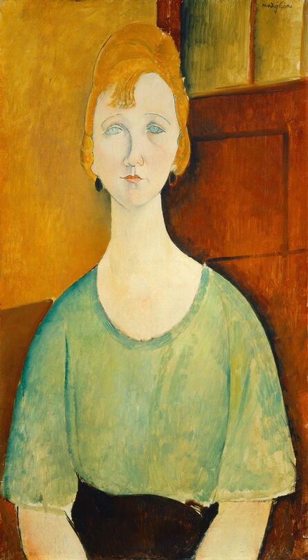 Amedeo Modigliani, ‘Girl in a Green Blouse’, 1917
