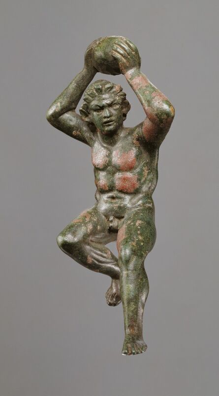 ‘Statuette of a Giant Hurling a Rock’, 200 -175 BCE