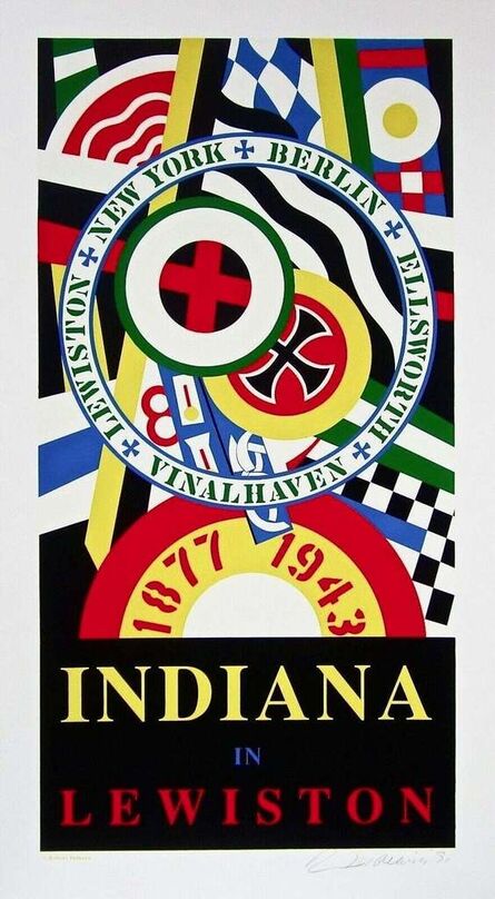 Robert Indiana, ‘Indiana in Lewiston’, 1991