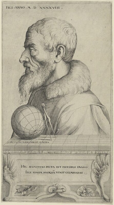Augustin Hirschvogel, ‘Self-Portrait’, 1548