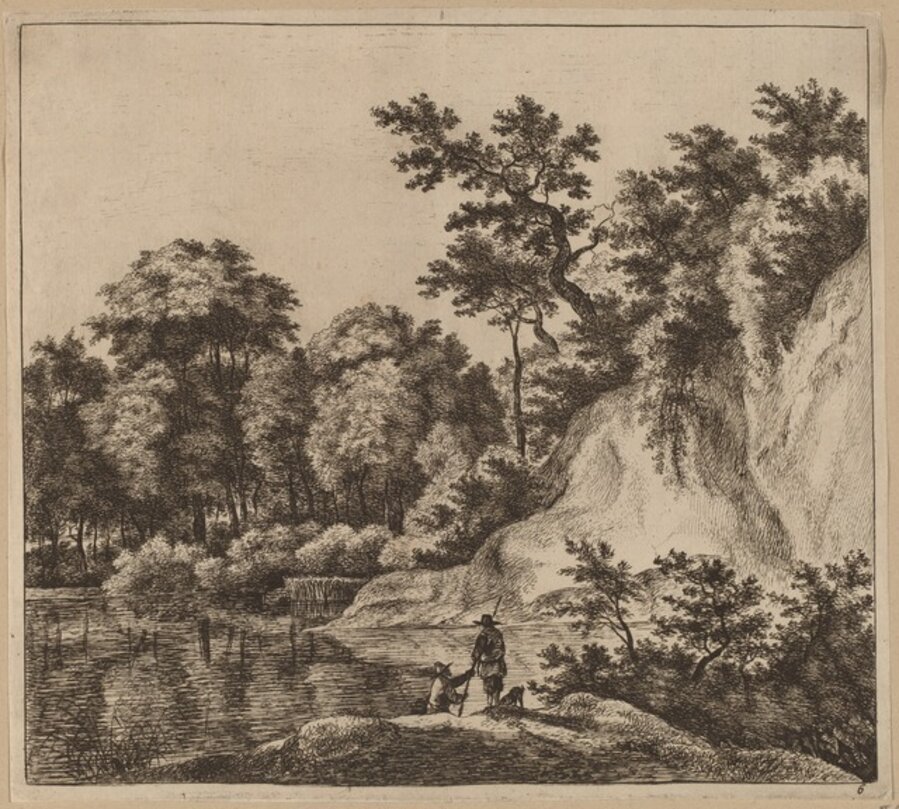 Landscape with River and Rock