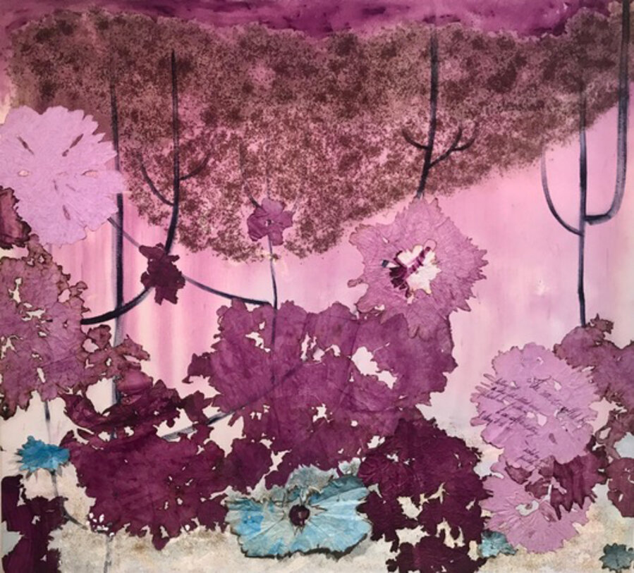 Magenta and Blue