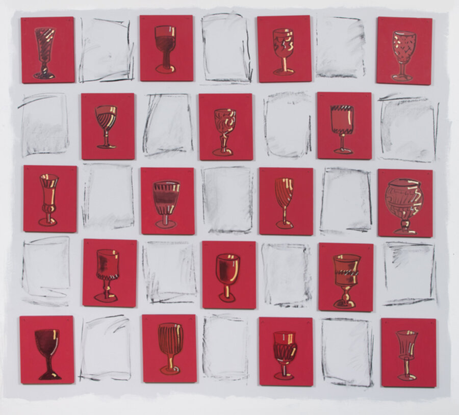 Red goblets
