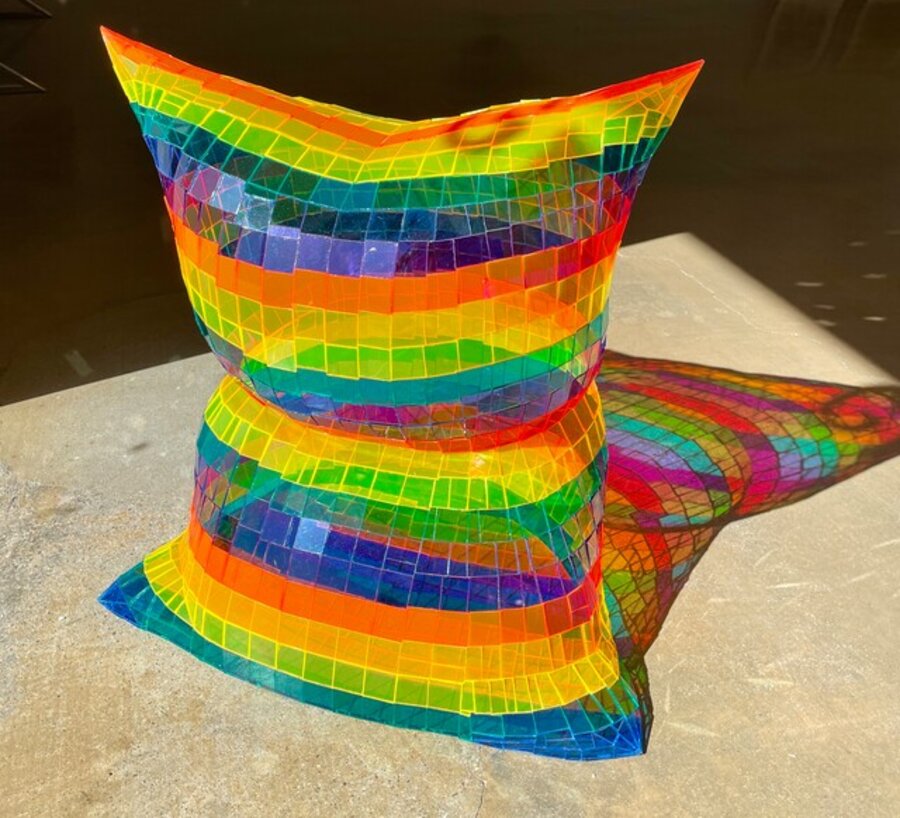 Rainbow Glass Pillow (Large)