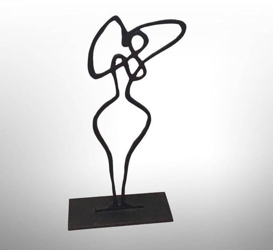 Abstract Cubist Figure