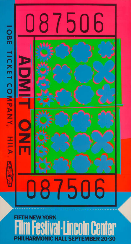 Andy Warhol, ‘Lincoln Center Ticket (Feldman & Schellmann II.19)’, 1987
