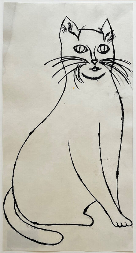 Andy Warhol, ‘Sam Sitting’, 1955