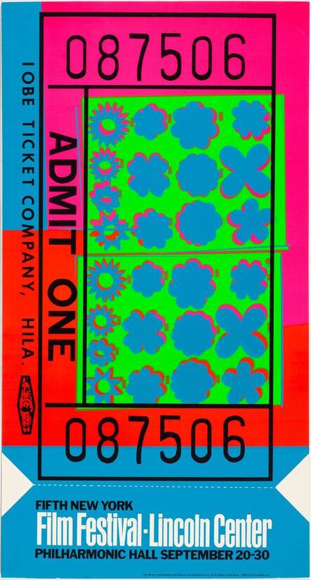 Andy Warhol, ‘Lincoln Center Ticket’, 1967