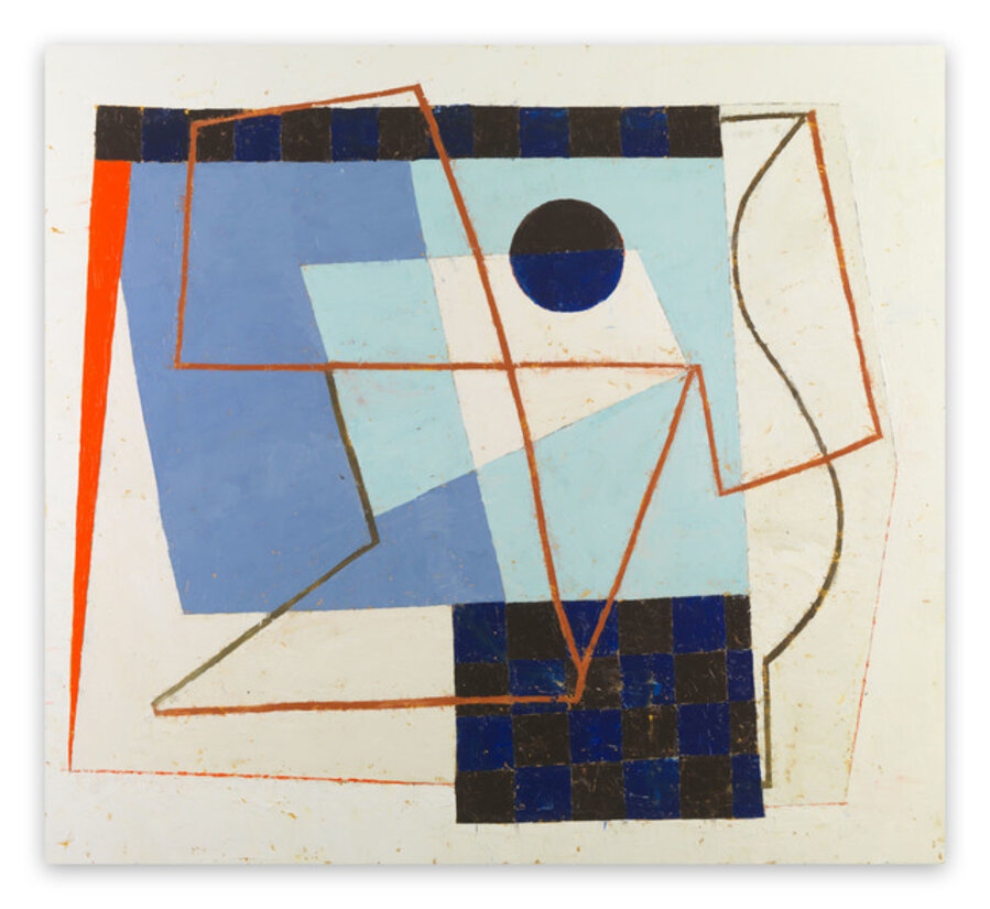 Sonar Blue III (Abstract painting)
