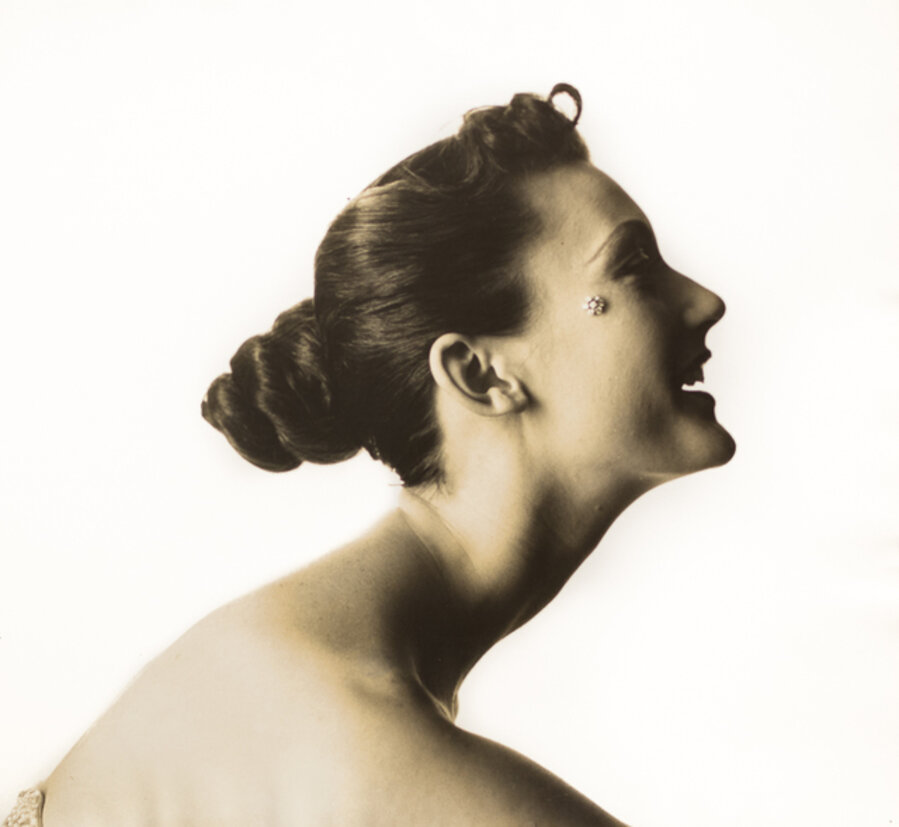 Woman with Cheek Jewelry