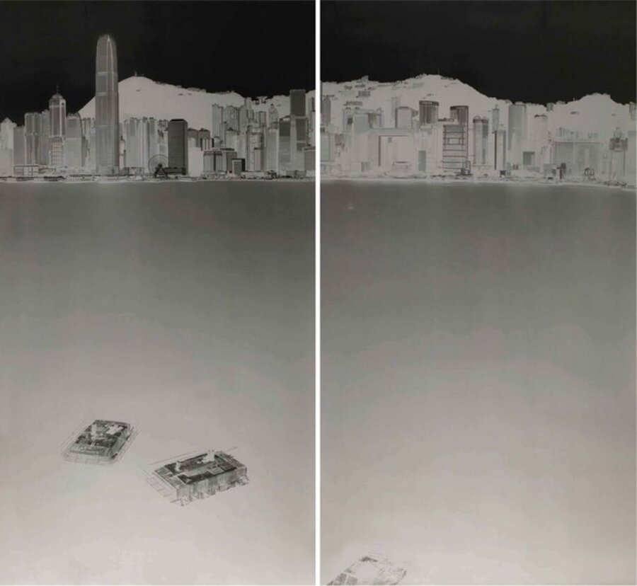 Avenue of Stars,HK 4-5 July 2016 (diptych)