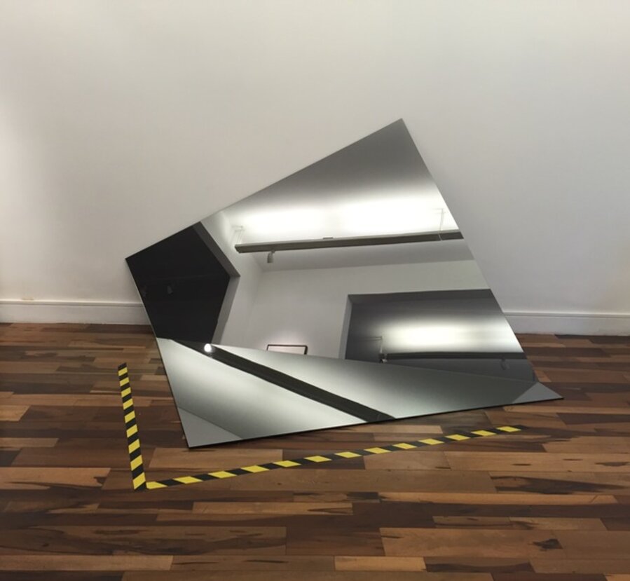 Folded mirror