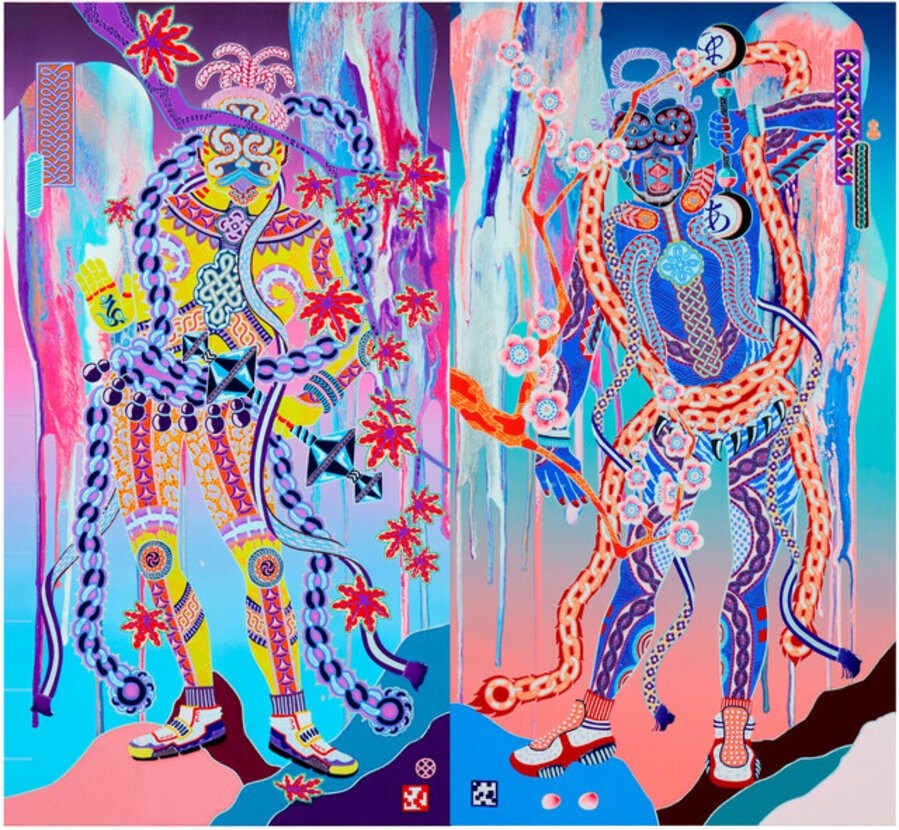 Flowing Vajrapani A-UN col.2