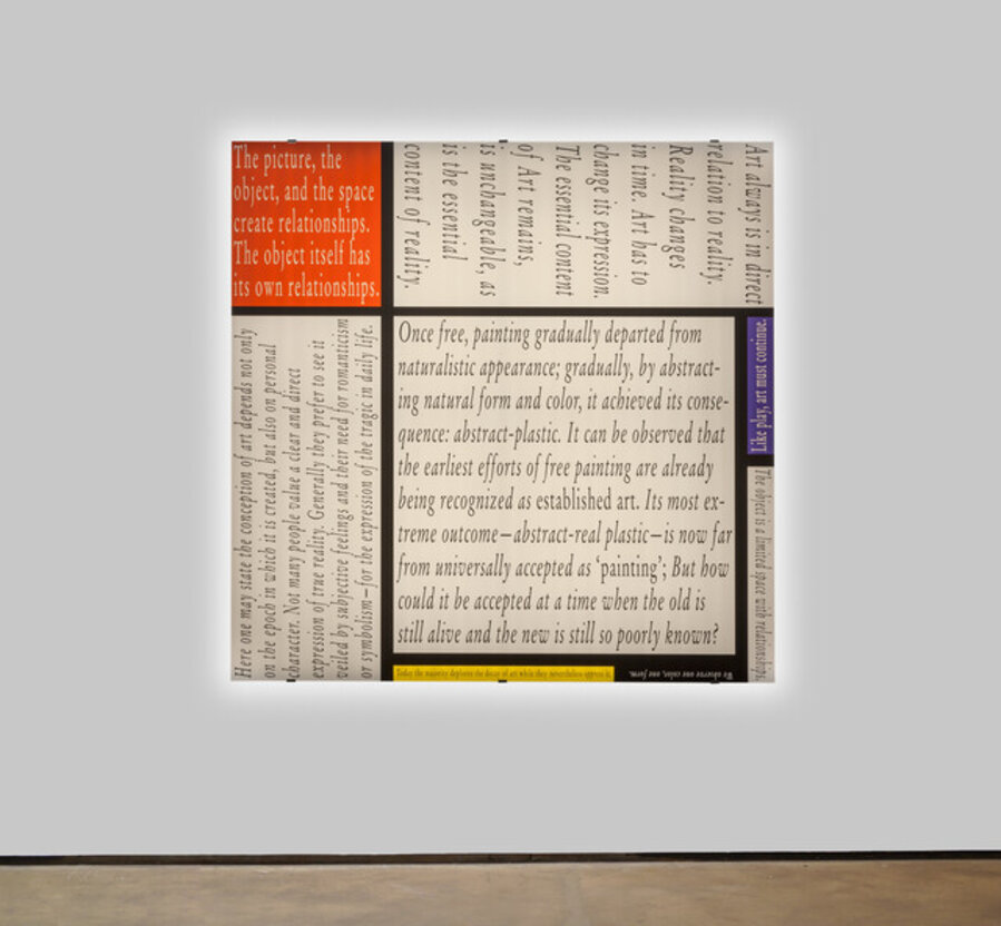 'Mondrian's Work XII'