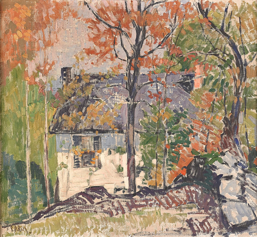 Untitled (House in Landscape)