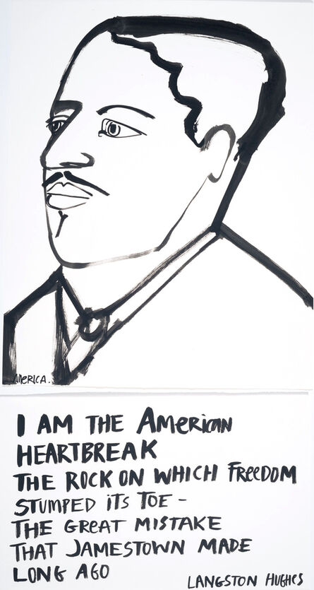 America Martin, ‘Langston Hughes’, 2021