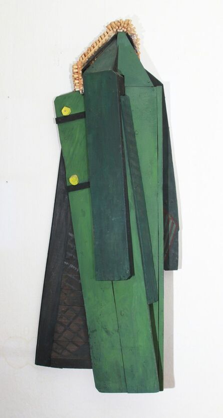 Dimitri Tsykalov, ‘Green coat with a fur collar’, 1989