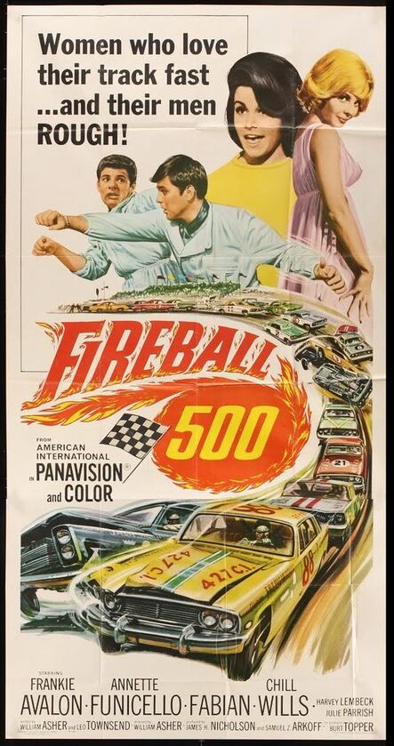 Anon, ‘FIREBALL 500 Original Vintage American Theatrical Folded Three-Sheet Poster’, 1966