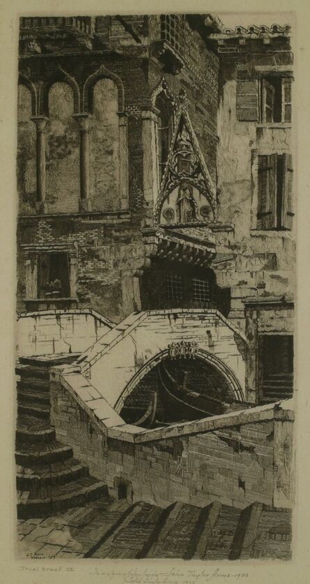 John Taylor Arms, ‘Porta del Paradiso, Venice’, 1930